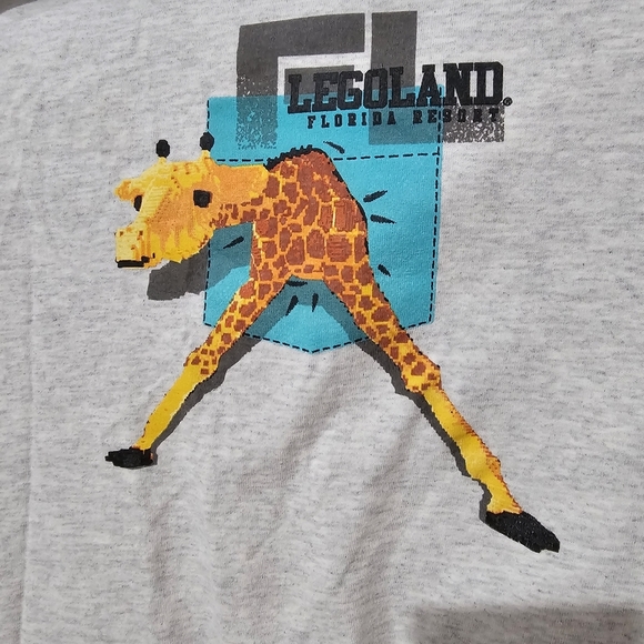 Lego Land Florida Original Giraffe Tee Shirt Legoland T-Shirt 2XL Mens - Picture 1 of 7